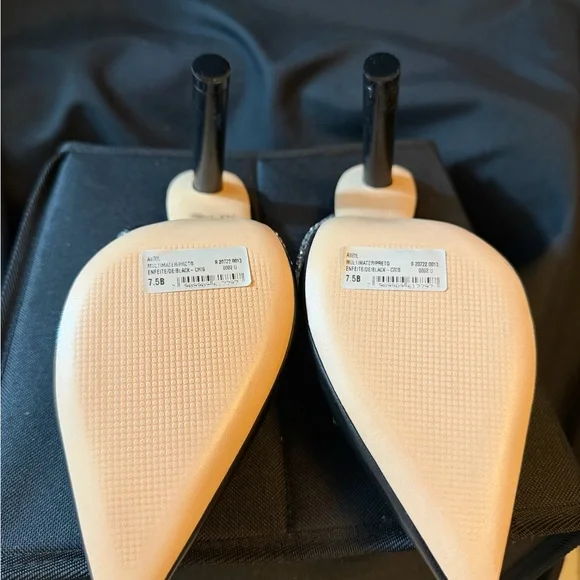 Schultz Avril in black with crystals. BNIB with dust bag. Size 7 1/2 - Picture 3 of 4